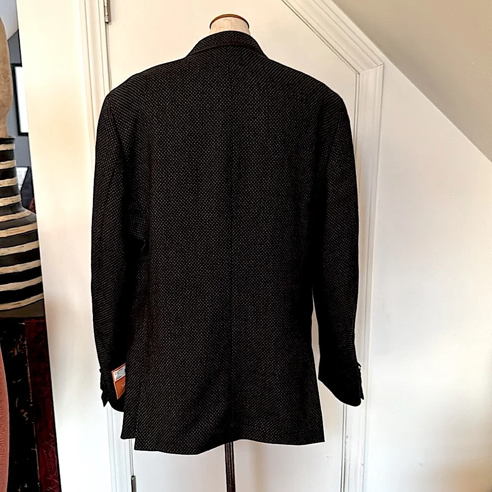NWT!!! Men's Tallia Charcoal Wool Blazer!! 44L - Picture 4 of 10